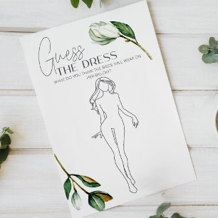 Vit Magnolia Blommigt Möhippa Game Game Gissa Dres Flygblad