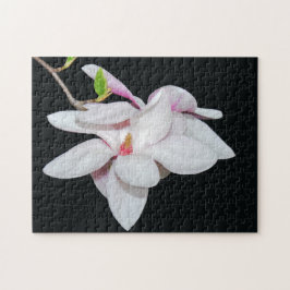 Vit Magnolia Pussel