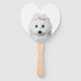 Vit maltesisk tonsvettsetikett