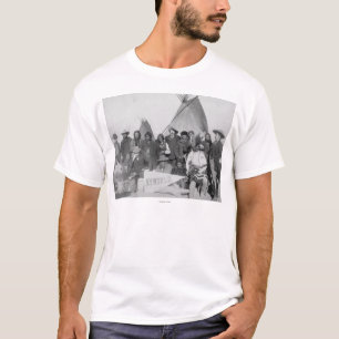 Vit man (inklusive buffelräkning) och Lakota Tee