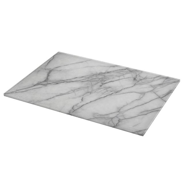 Vit marble Caking Board (Hörn)