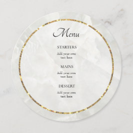 vit marble elegant Menu Meny