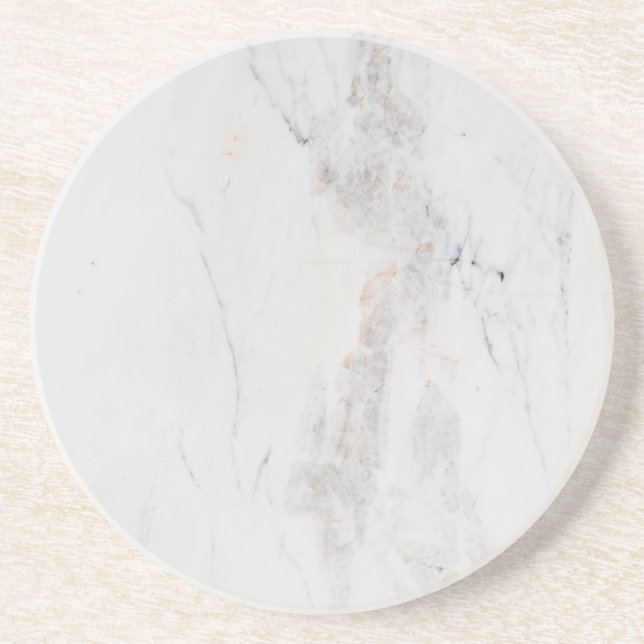 Vit marble Sandstone Underlägg (Framsidan)