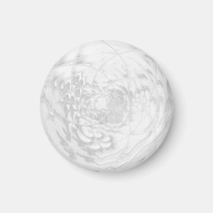 Vit marble Stone-Lugn Magnet