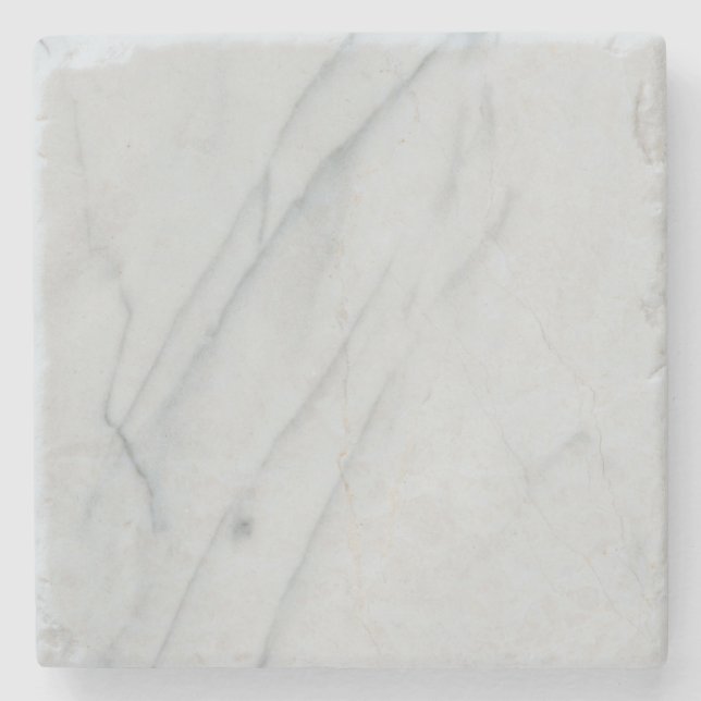 Vit marble Stone Underlägg (Framsidan)