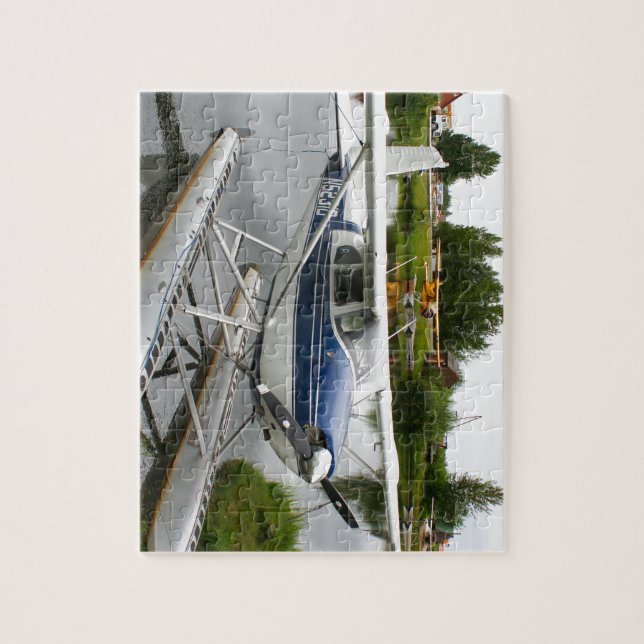 Vit- & marinflöteflygplan, Alaska Pussel (Vertikal)