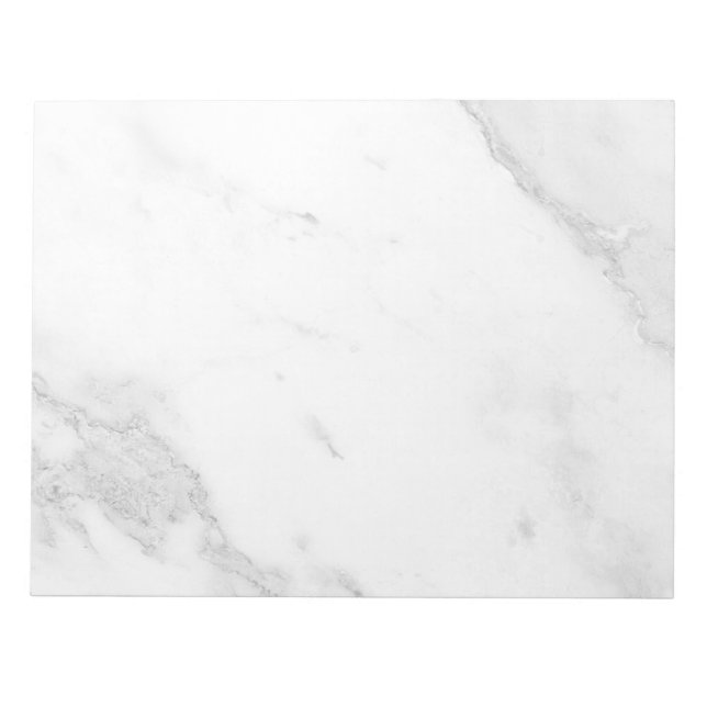 Vit marmor anteckningsblock (Framsida)