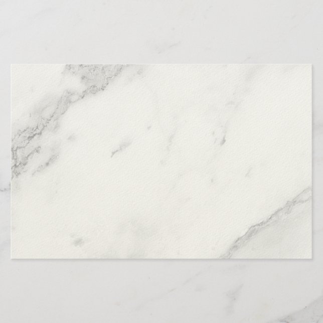 Vit Marmor Brevpapper (Framsida)