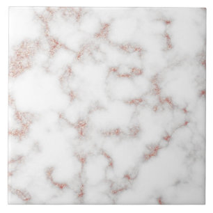 Vit marmor Carrara Ro Guld Glitter Struktur Kakelplatta