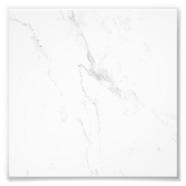 Vit marmor fototryck (Framsidan)