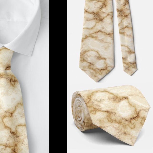 Vit marmor i guld professionell stilren slips (Skapare uppladdad)