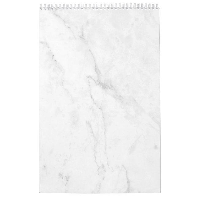 Vit marmor kalender (Omslag)