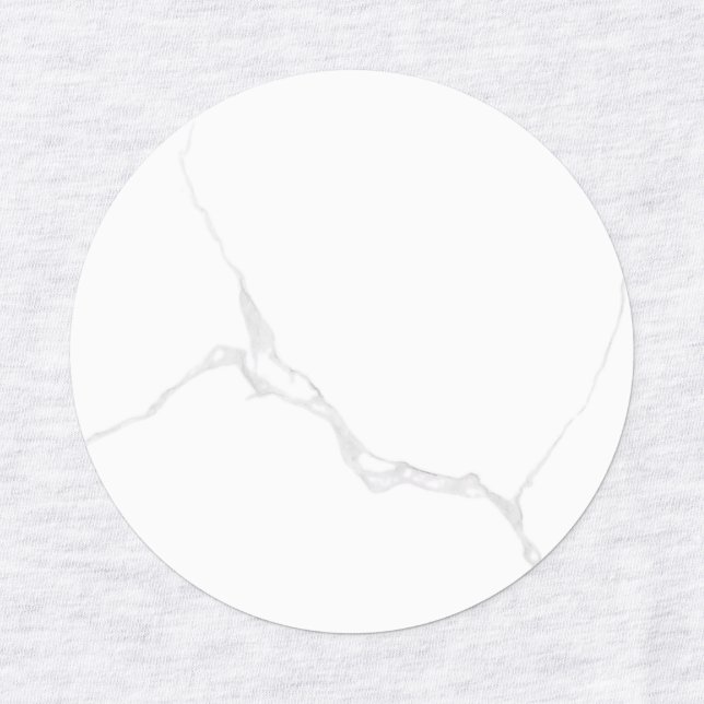 Vit marmor  klistermärke (Design 2)