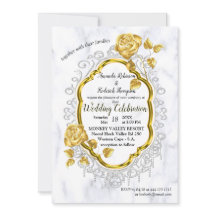 Vit marmor med inbjudan till guld-dekanter