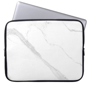 Vit marmor Neoprene Laptop sleeve 15 tum
