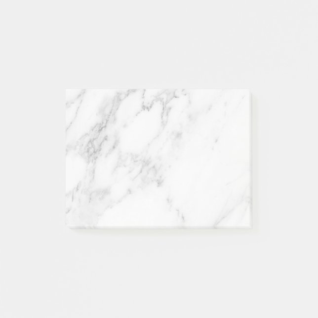 Vit marmor post-it block (Framsida)