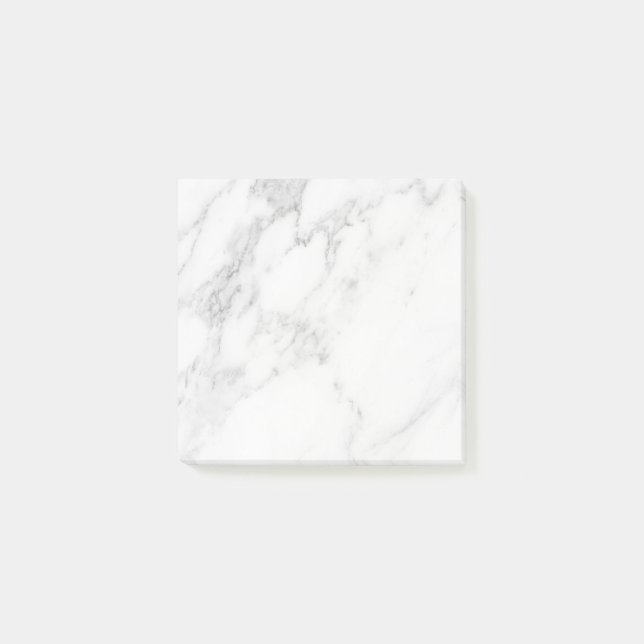 Vit marmor post-it block (Framsida)