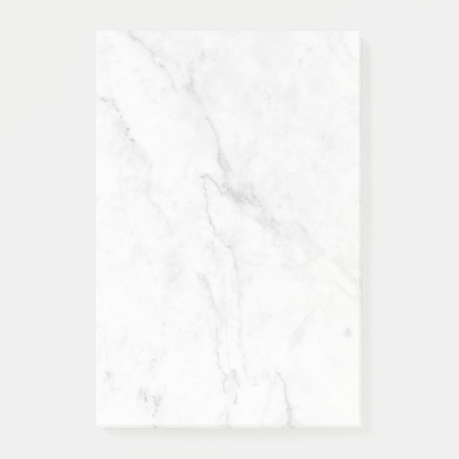Vit marmor post-it block (Framsida)