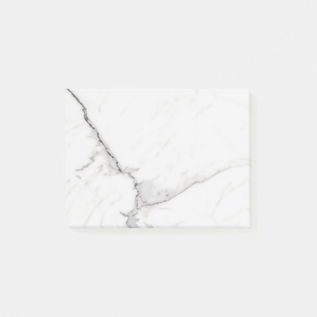 Vit Marmor Post-it Block (Framsida)