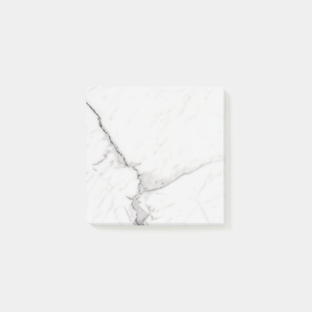 Vit marmor post-it block (Framsida)