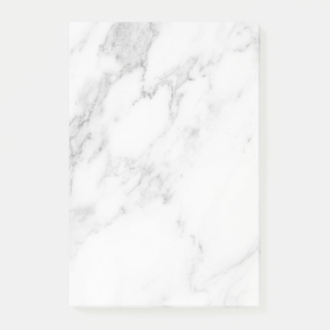 Vit marmor post-it block (Framsida)