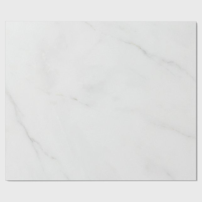 Vit marmor presentpapper (Platt)