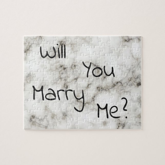 vit-marmor pussel (Horisontell)