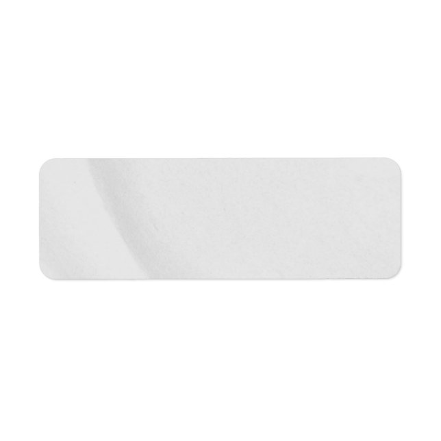 Vit marmor returadress etikett (Framsidan)