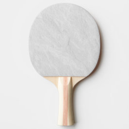 Vit Marmor Stens Enkel Pingisracket