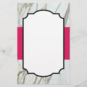 Vit marmorfuchsia modern utformning papper