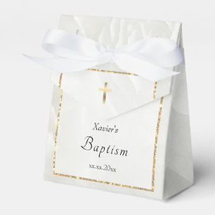 vit marmorplan Baptism Presentaskar