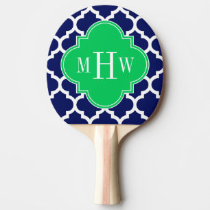 Vit marockansk marockanskt #5 Emerald 3 Initial Mo Pingisracket
