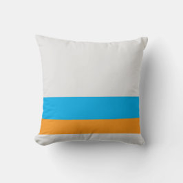 Vit med Linjer per enhet + varannan Färg Kudde