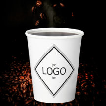 Vit, minimalistisk, modern Logotyp med diameter