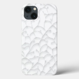 Vit Minimalistisk Ren Utseende iPhone-fodral