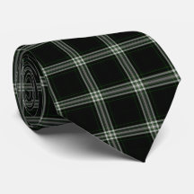 Vit mjuk Grönt, svart Tartan Play