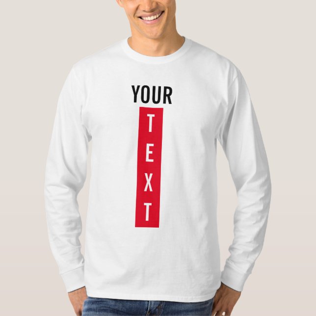 Vit modern Elegant för Customer Manar Långärmad T Shirt (Framsida)