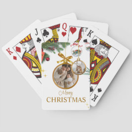 Vit Modern God jul Best Classic Casinokort