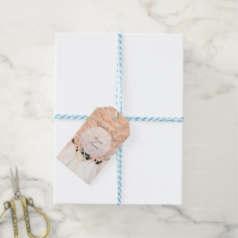 Vit Möhippa Dress med Ro Bröllop Presentetikett