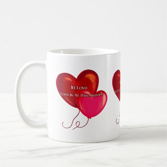 Vit Mugg för kaffe och te (Vänster)