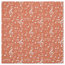 Vit musik noter mönster