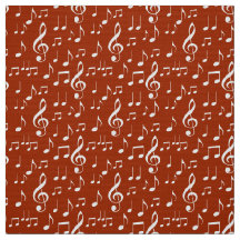 Vit musik noter mönster