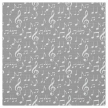 Vit musik noter mönster