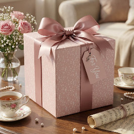 Vit musikal med anpassad bakgrundsfärg presentpapper