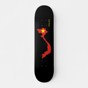 Vit Nam Mini Skateboard Bräda 18,5 Cm