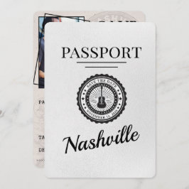 Vit Nashville Passport sparar datum Spara Datumet