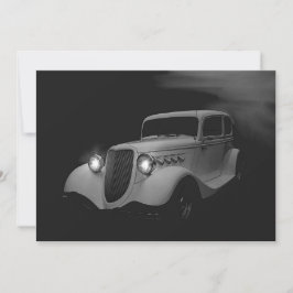 Vit natt, Hot rod födelsedag Inbjudningar