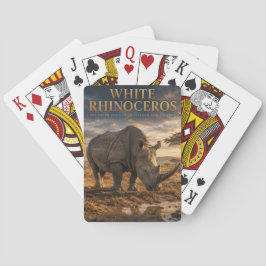 Vit Noshörning Savann DJUR Casinokort