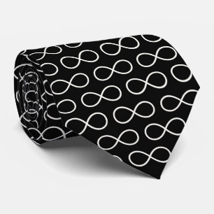 Vit oändlighetssymbol Mönster Geek Gifts Slips