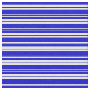 Vit och blå Färgad stripe Mönster Tyg
